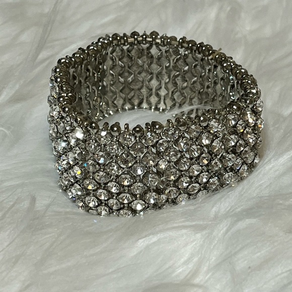Jewelry - Multi Crystal Stretch Statement Bracelet